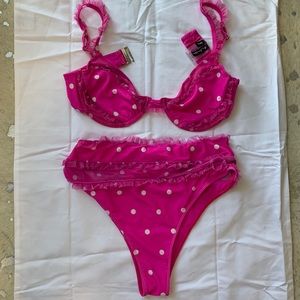 For Love And Lemons | Pink Bikini | Size S